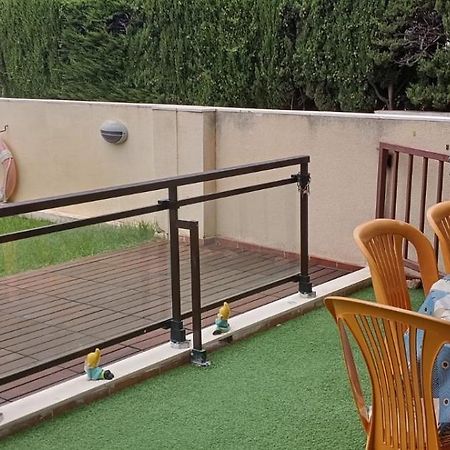 Apartamento Con Terraza Y Acceso Directo A La Piscina Y A 50 M De La Playa Miami Playa Eksteriør bilde